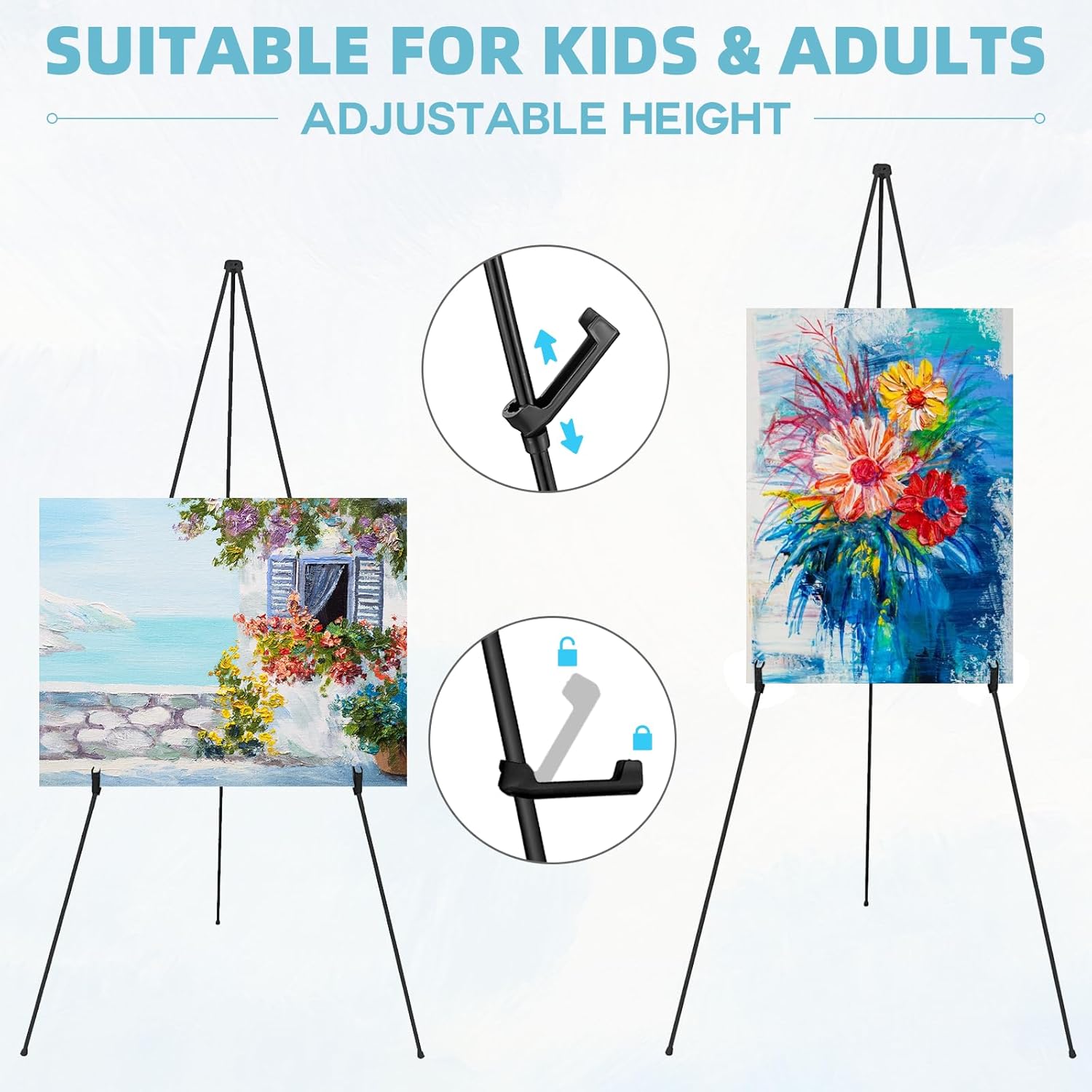 Easel Stand 65 Inches 3 Pcs