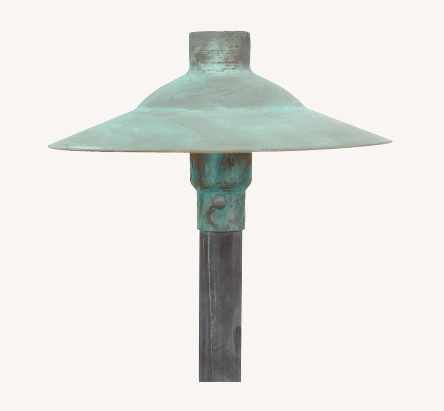 730-16 Verde patina path light