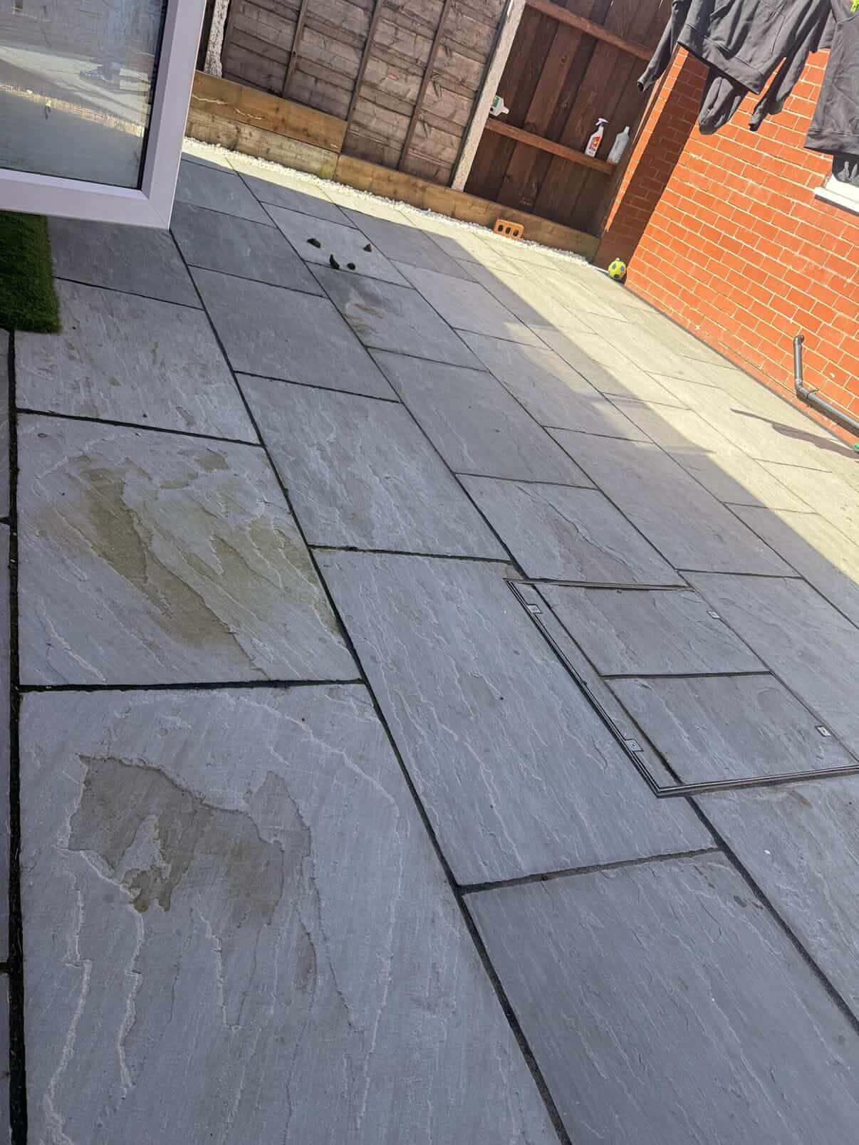 Clean Slate Patio After Washing