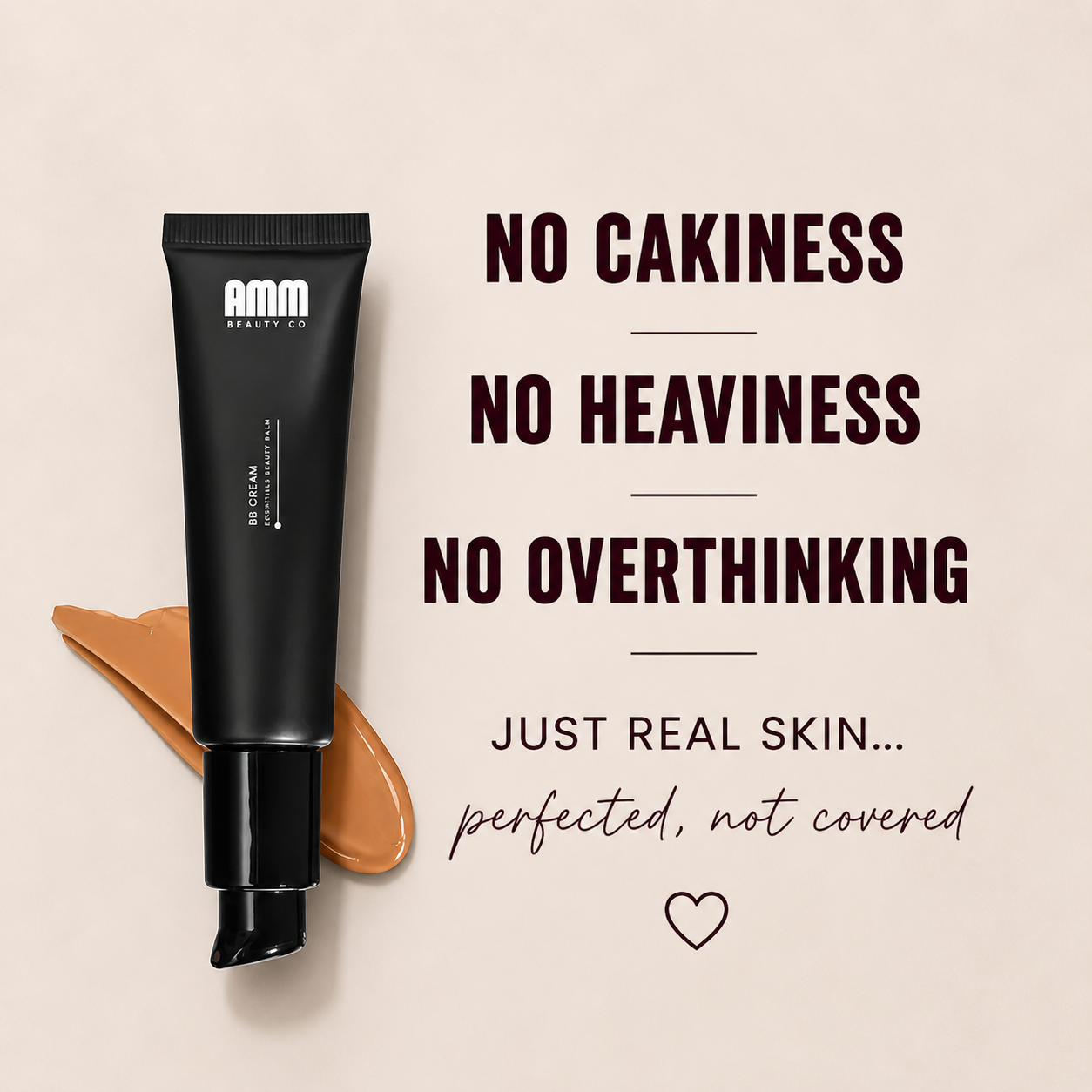 AMM Beauty Co. BB Cream — no cakiness, no heaviness, no overthinking