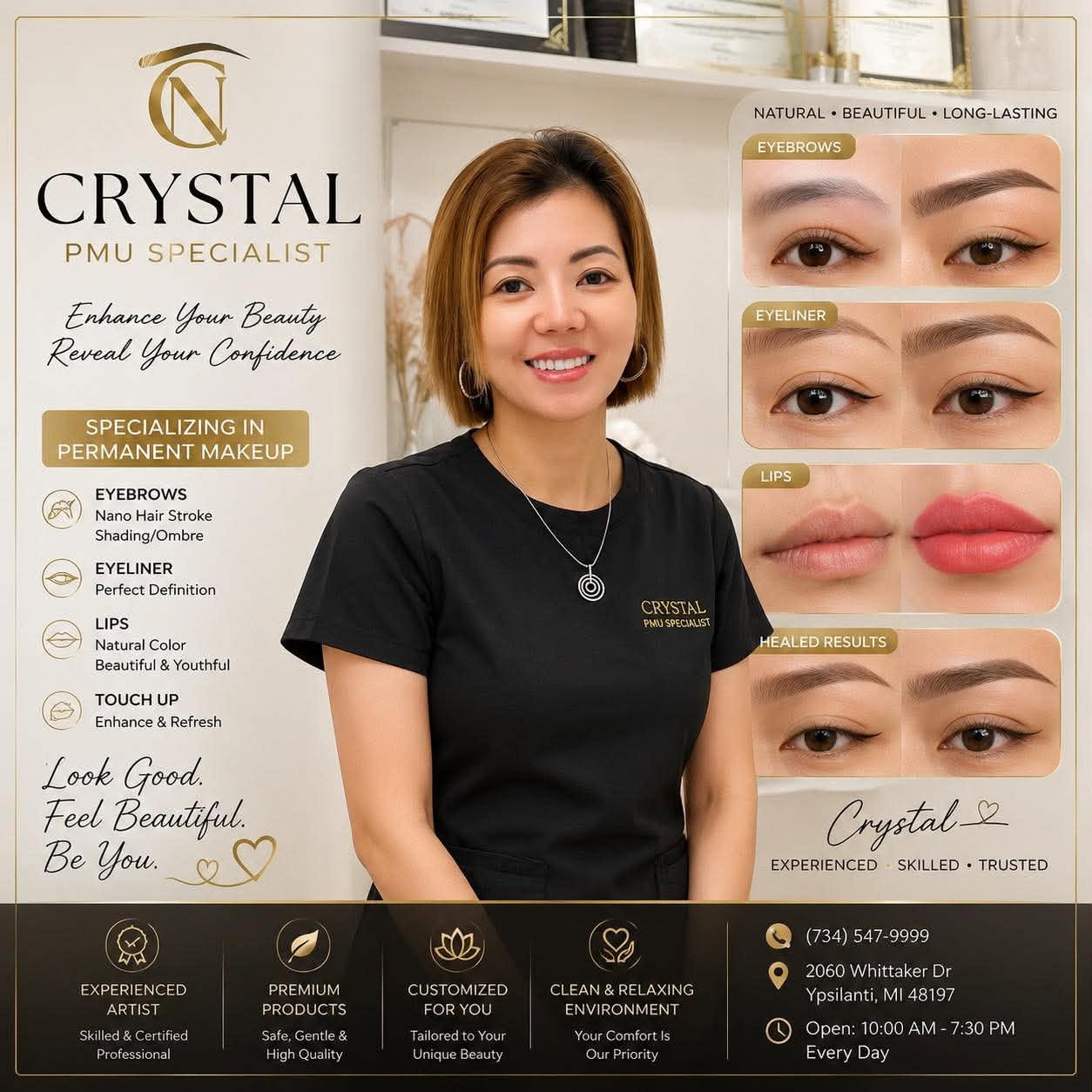 Crystal PMU Specialist - Permanent Makeup Services