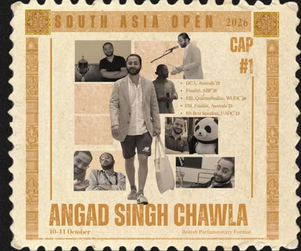 Angad Singh Chawla core adjudicator poster