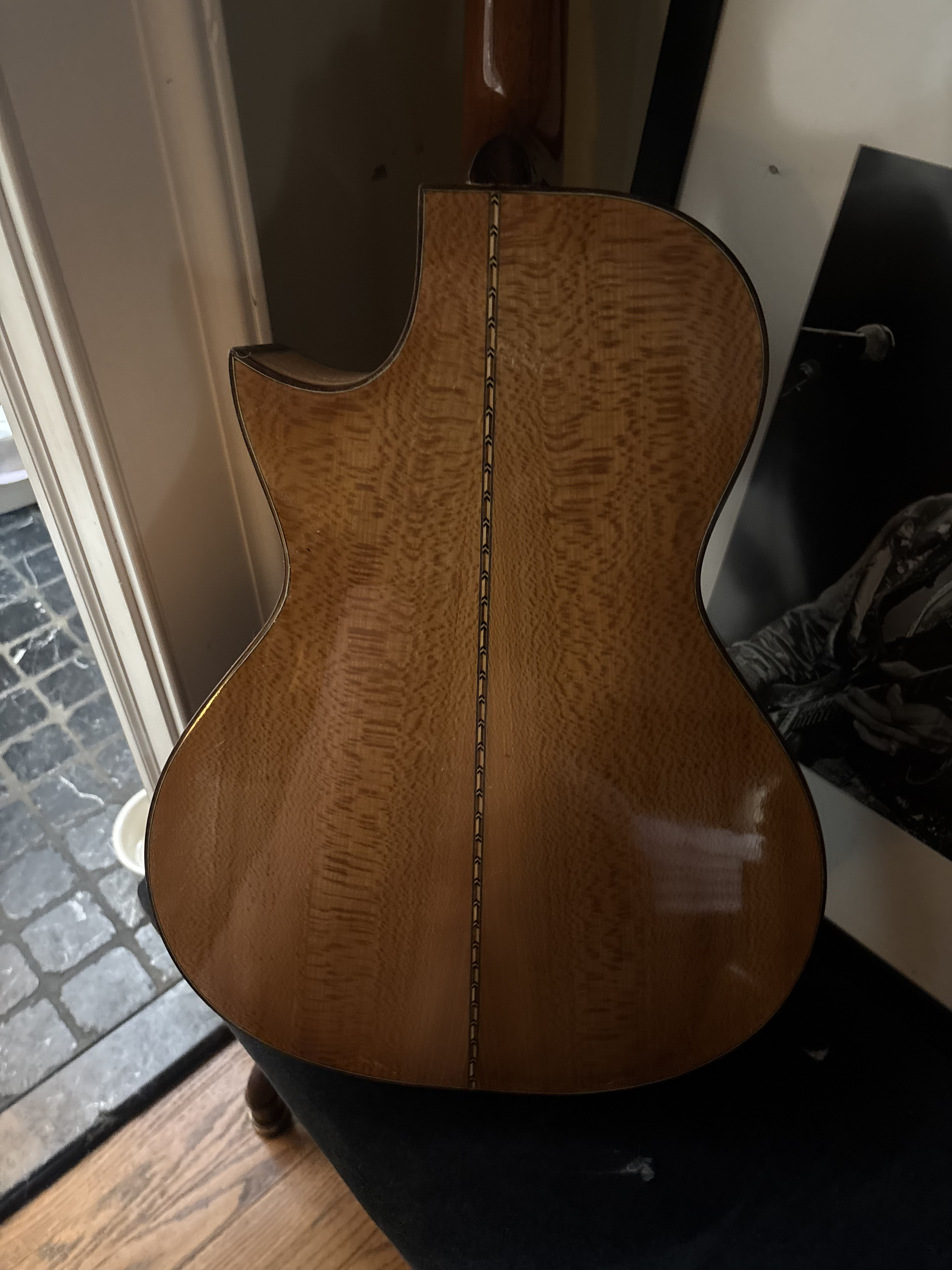 1000 Year Scottish Oak Back with Inlay