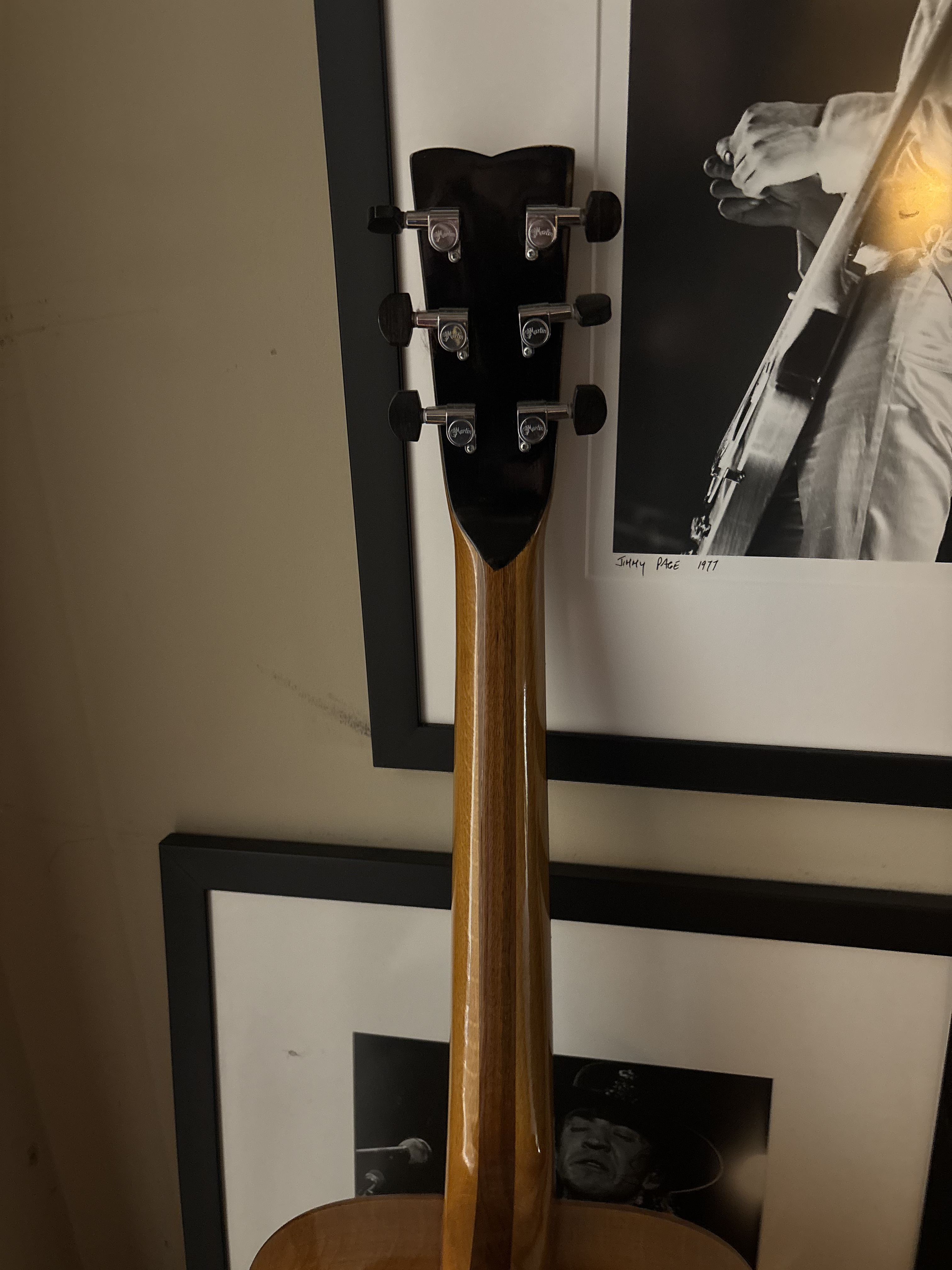 Ebony Headstock with Scottish Oak Neck