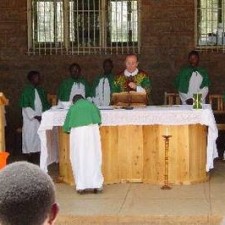 Gottesdienst in der Missionskapelle der Salesianer
