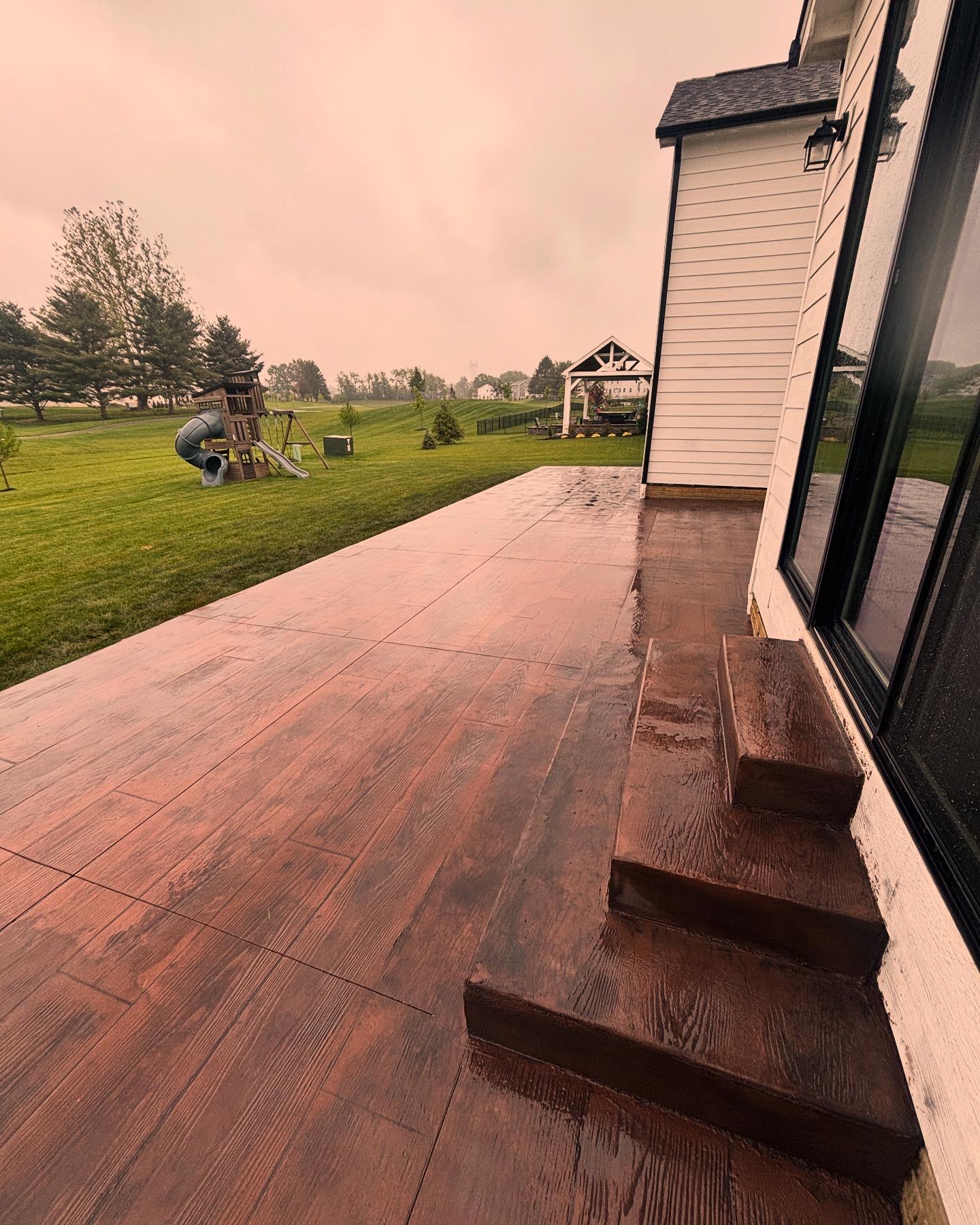 Wood Grain Patio