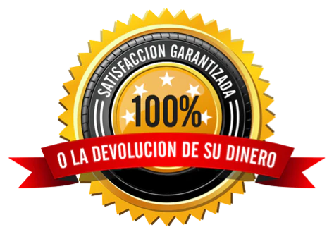 Sello de garantía de satisfacción 100% o la devolución de su dinero