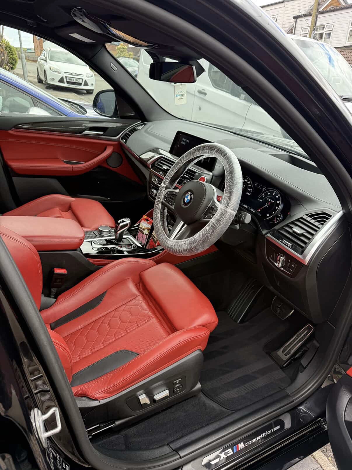 BMW X3 M Competition Red Interior