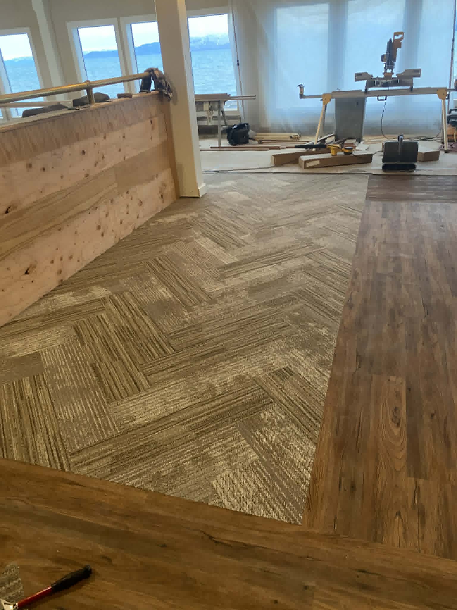 LVP / Vinyl flooring installation by HP Carpets