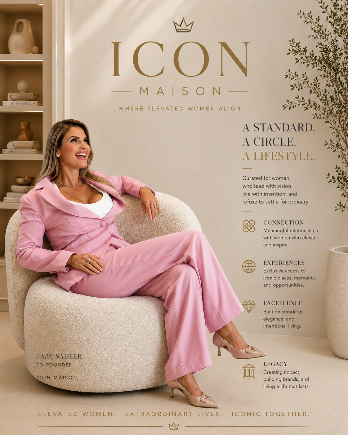Gaby Sadler, Co-Founder of Icon Maison