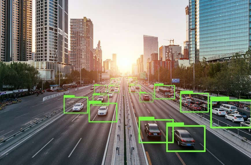 AI-powered real-time vehicle detection system in action