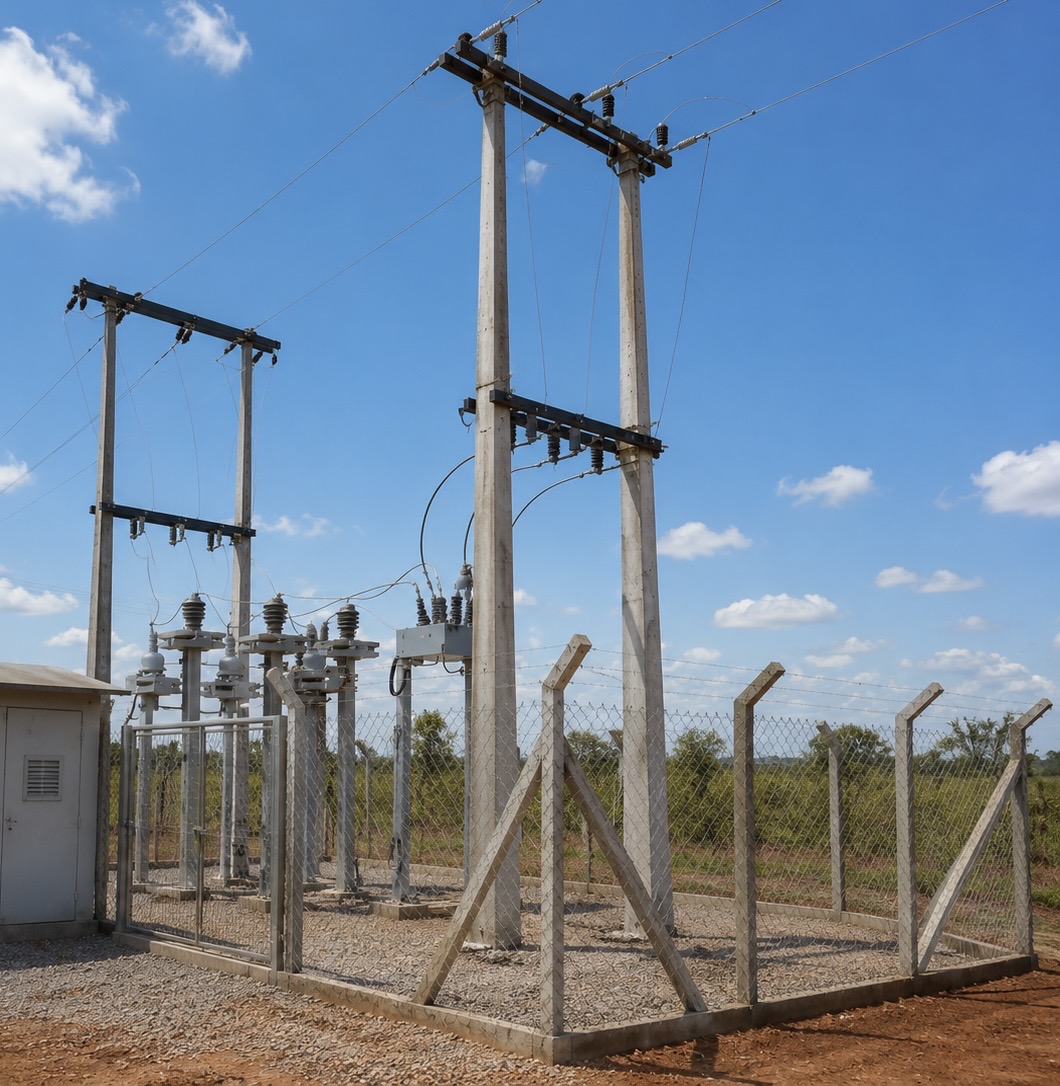 Subestação elétrica 34,5 kV