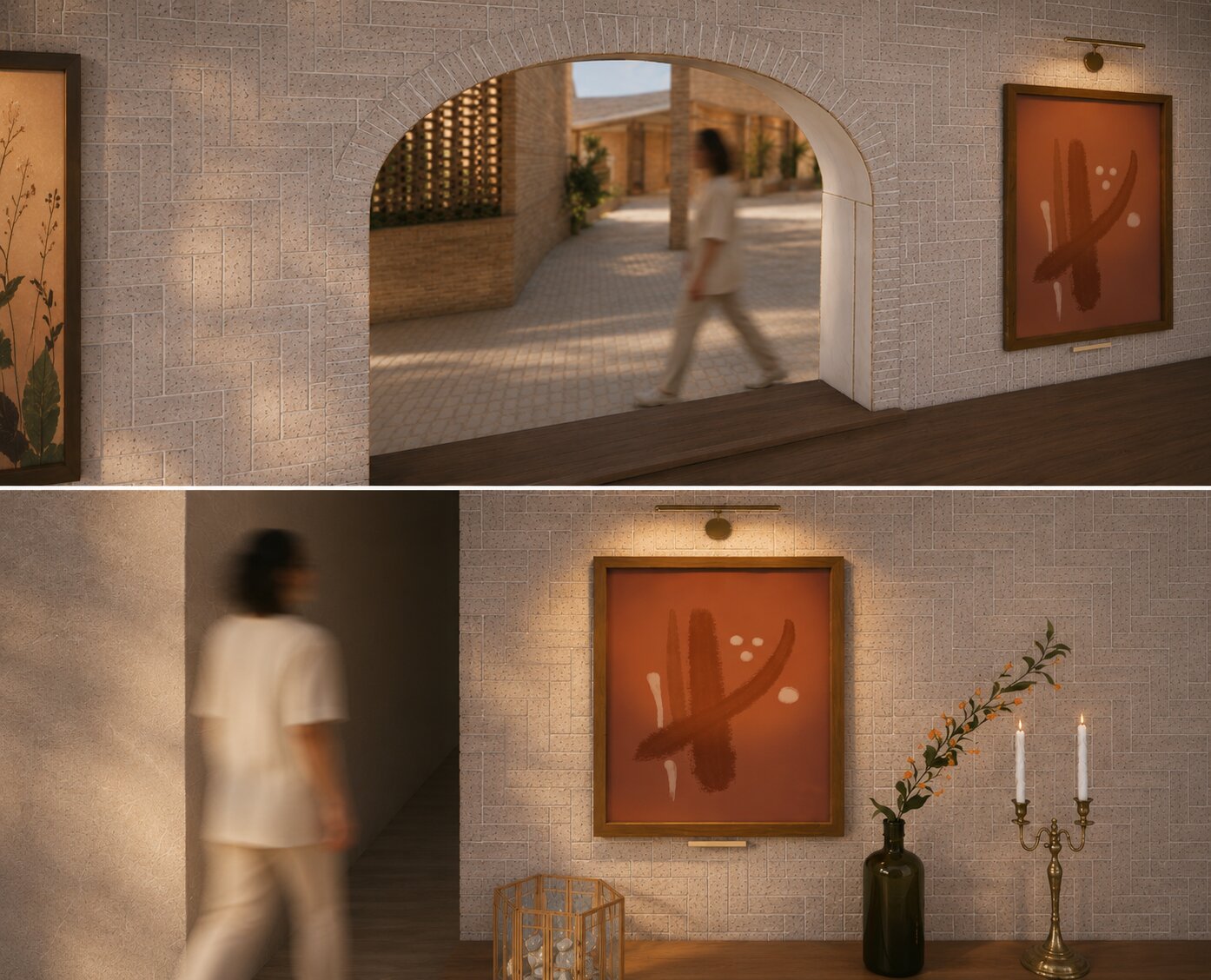 Interior design with SoftCycle wall tiles