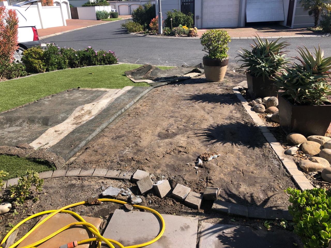 Front Yard Restoration before