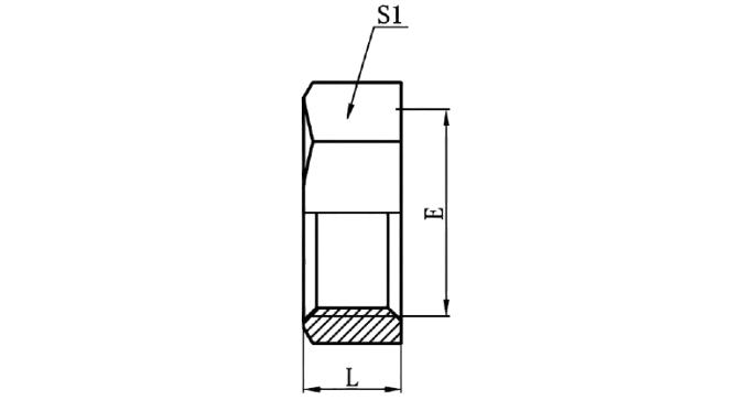 8J - JIC Lock Nut