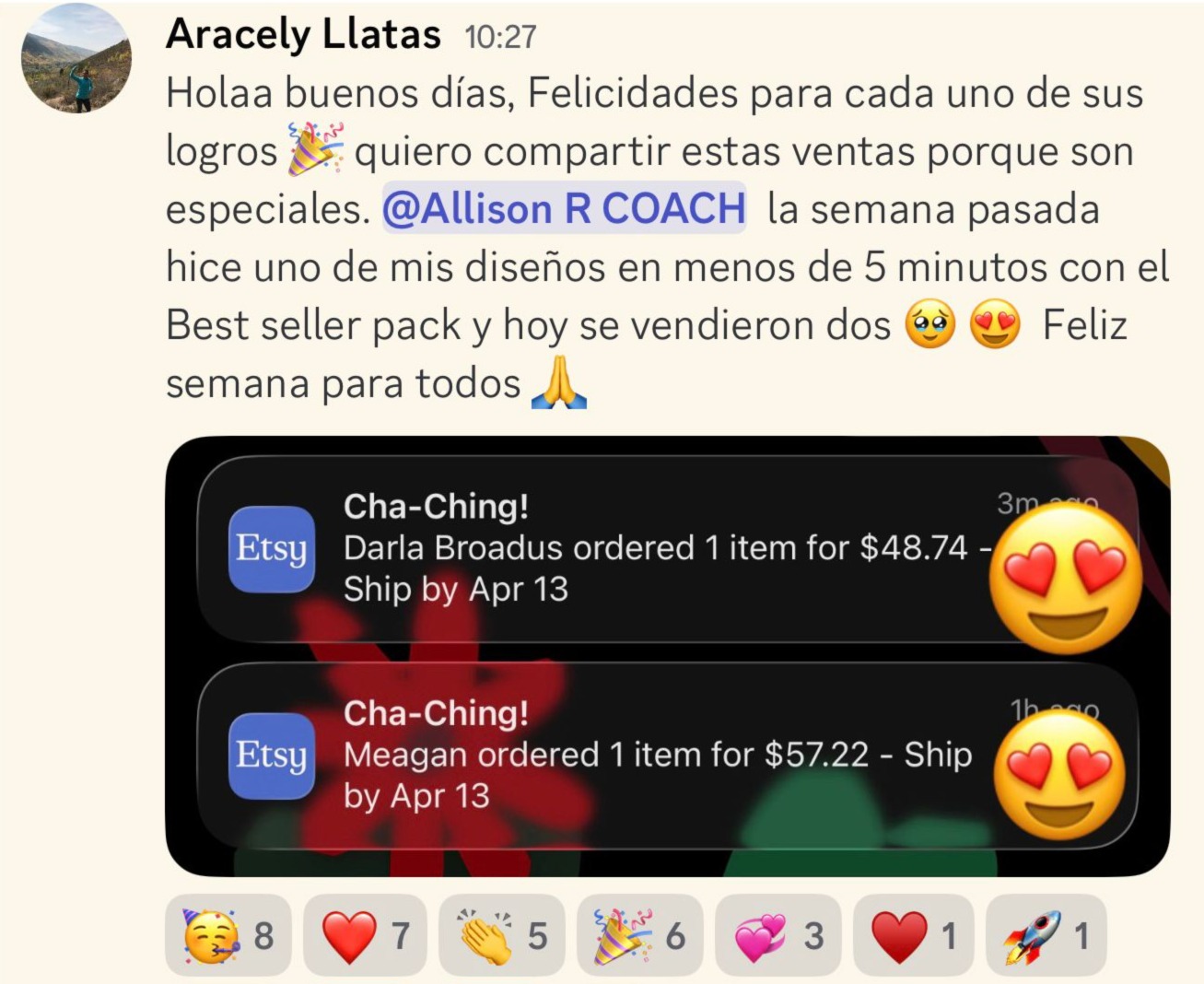 Testimonio de Aracely Llatas con ventas Cha-Ching