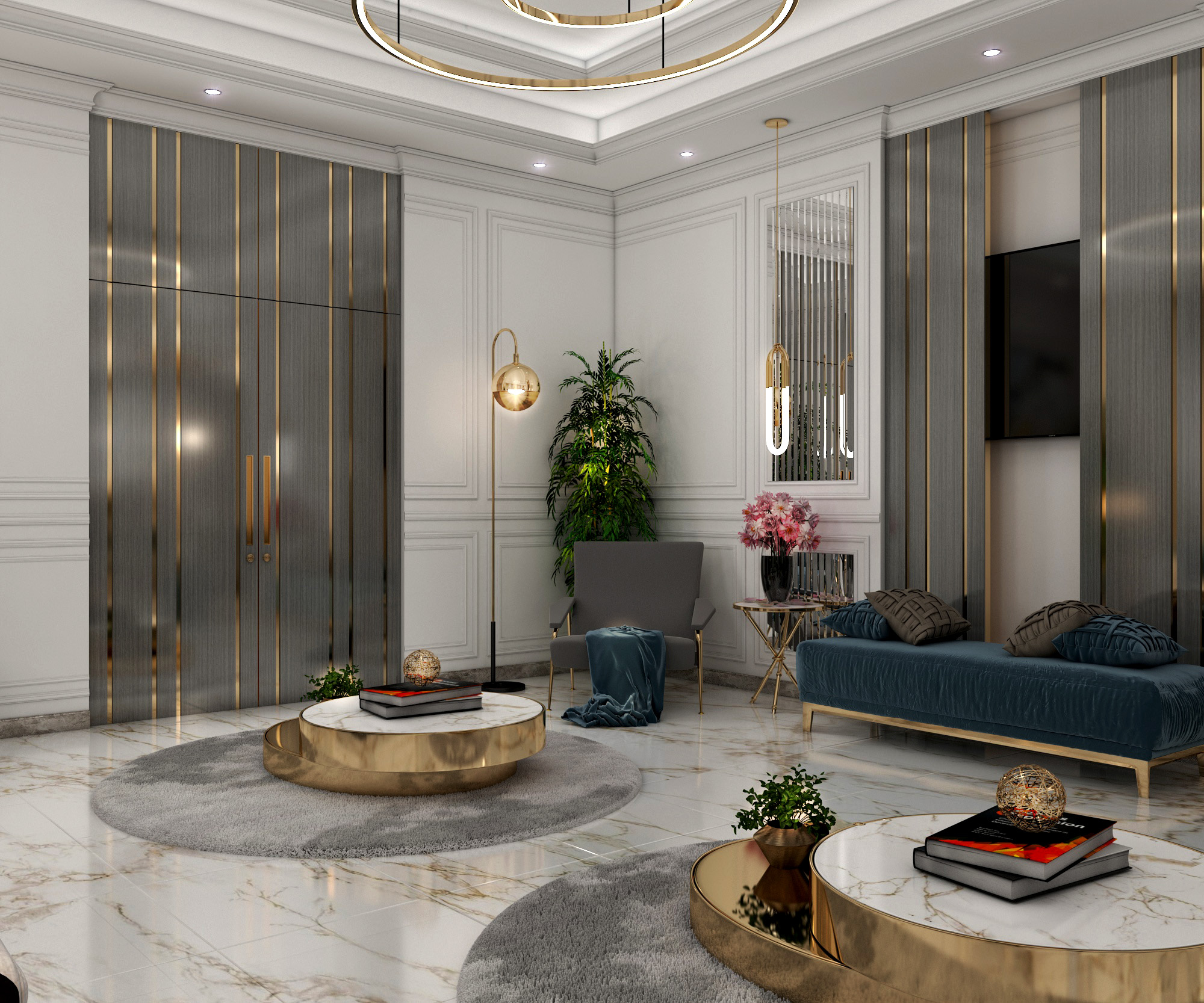 Marble Majlis — Reception Hall | Innovation Interior Design