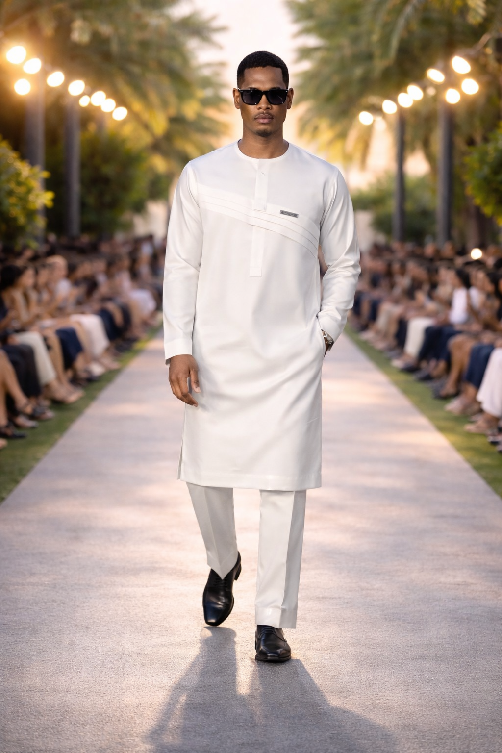 Bazin Blanc Elegance