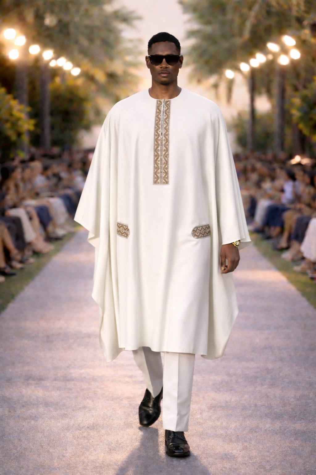Grand Boubou Blanc Tradition