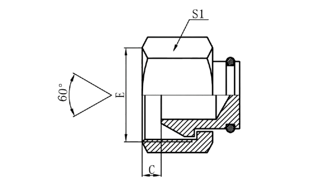 9B - BSP Female 60°Cone Plug