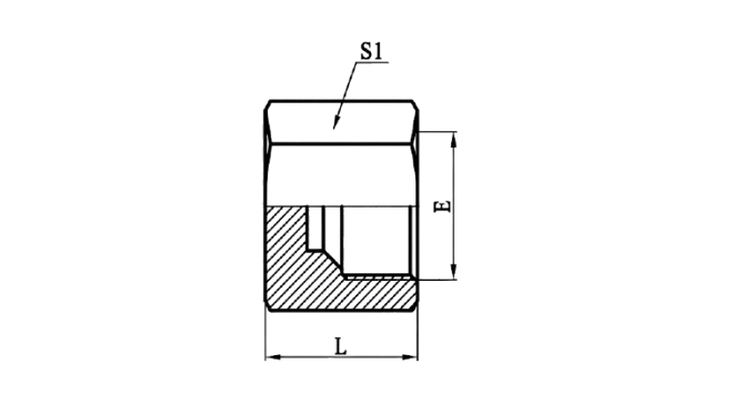 9J-CAP - JIC 74°Female Plug