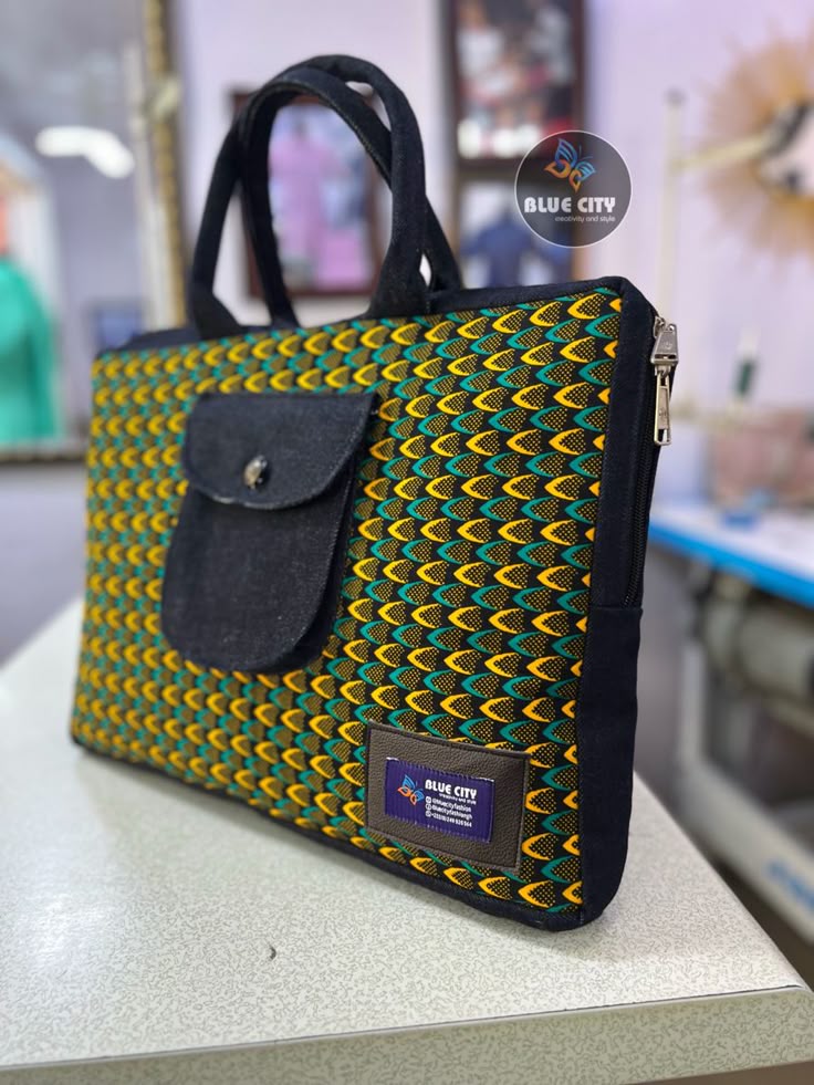 Green & Yellow Patterned