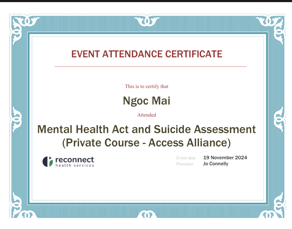 Mental Health & Suicide Assessment