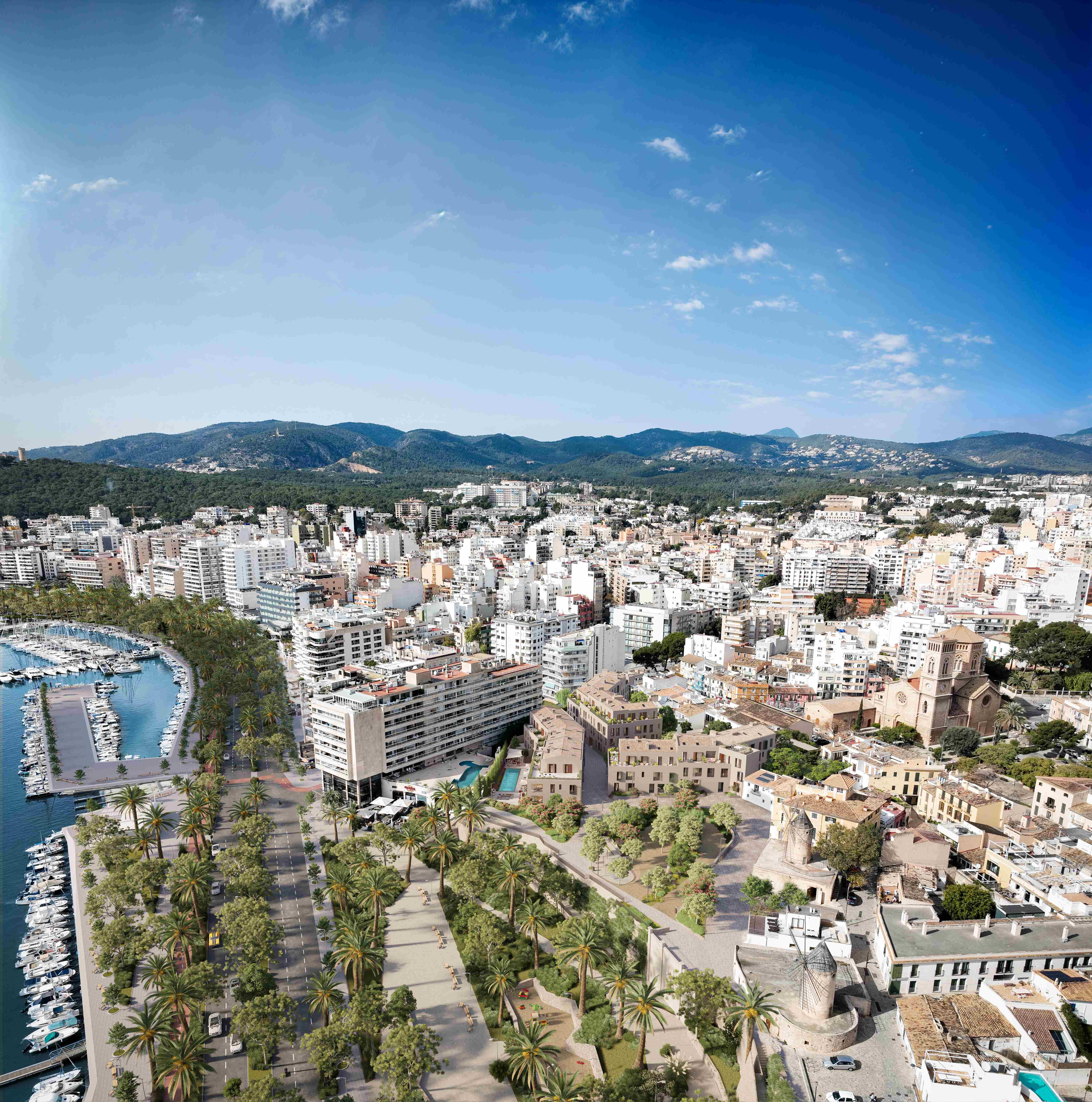XO Jonquet aerial view - El Jonquet district