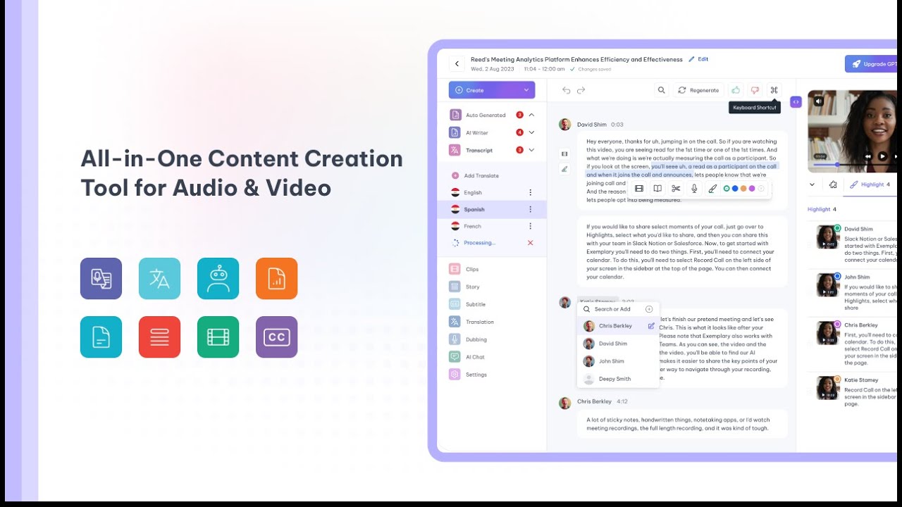 AI Content Generation SaaS Tool