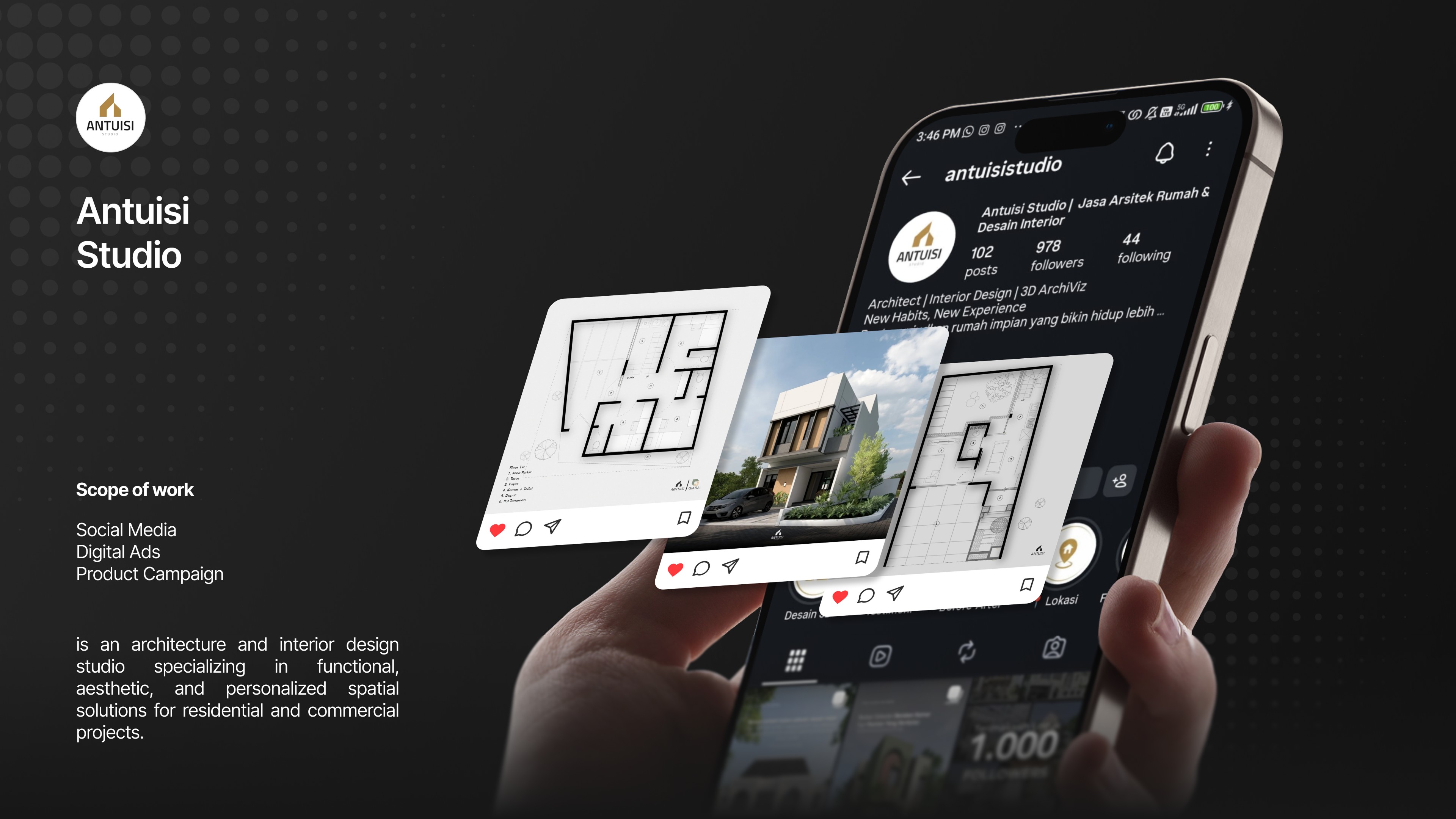 Antuisi Studio Social project