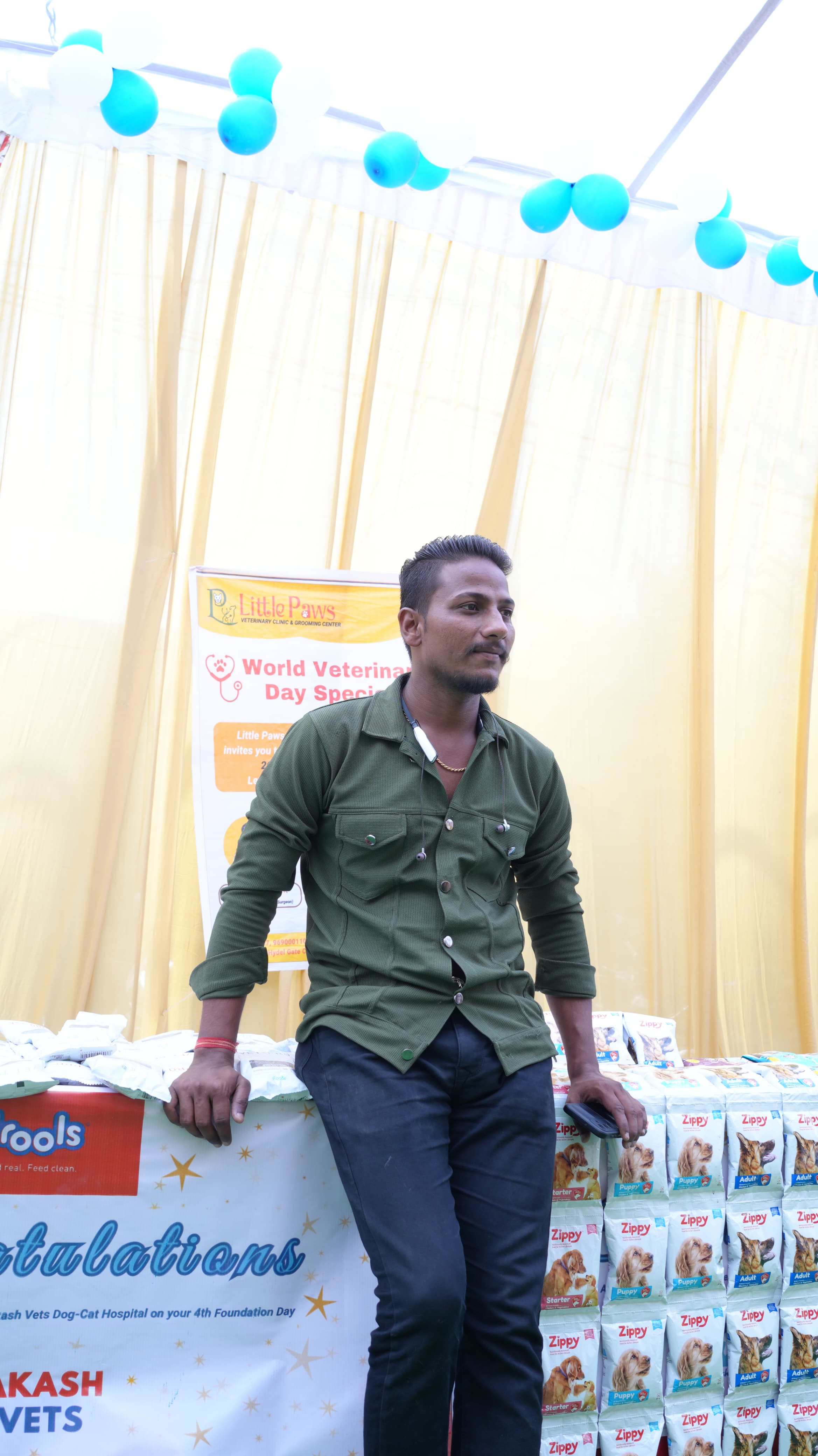 Team Member at Pet Food Booth