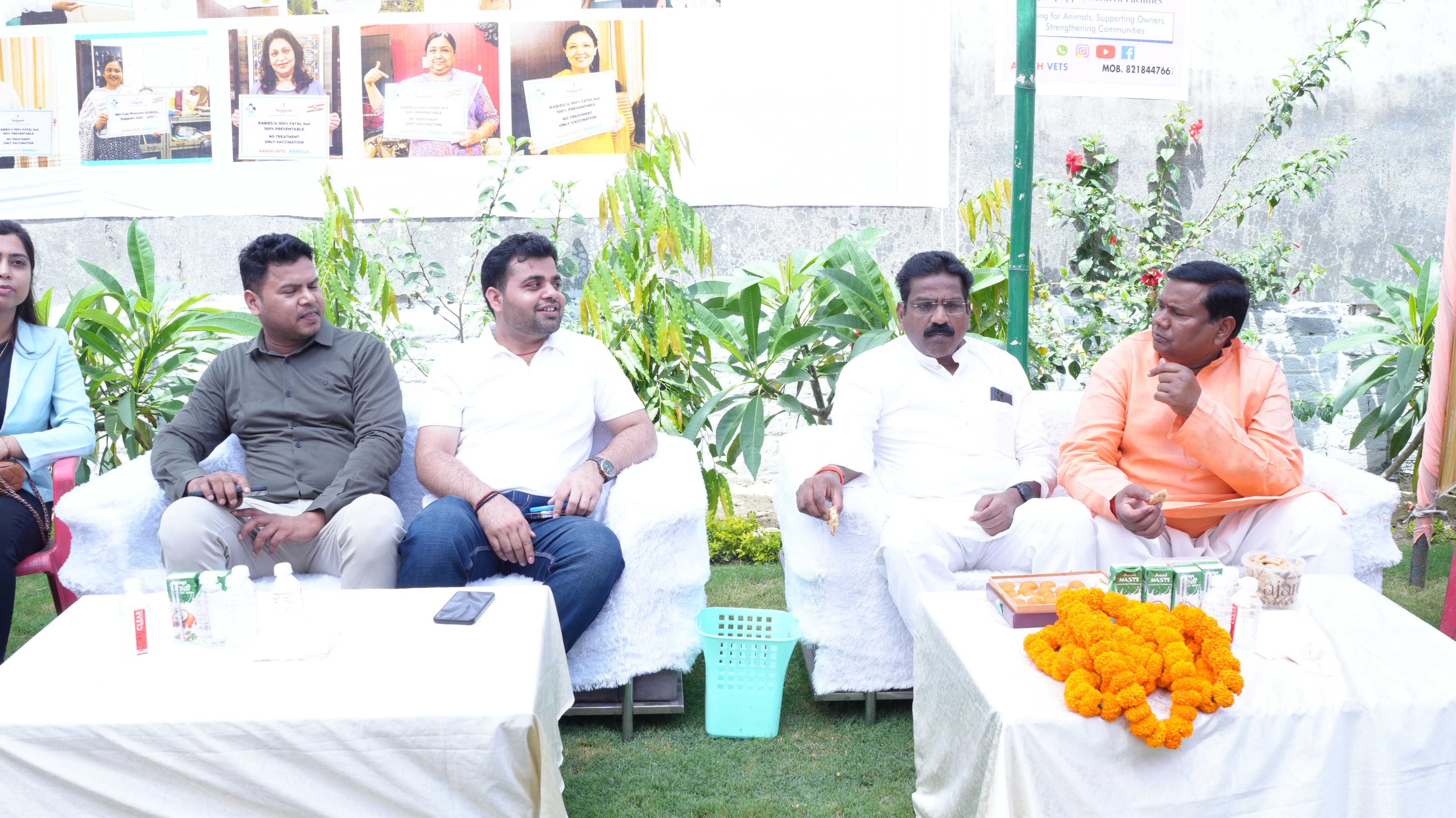VIP Guests Seated Outdoors