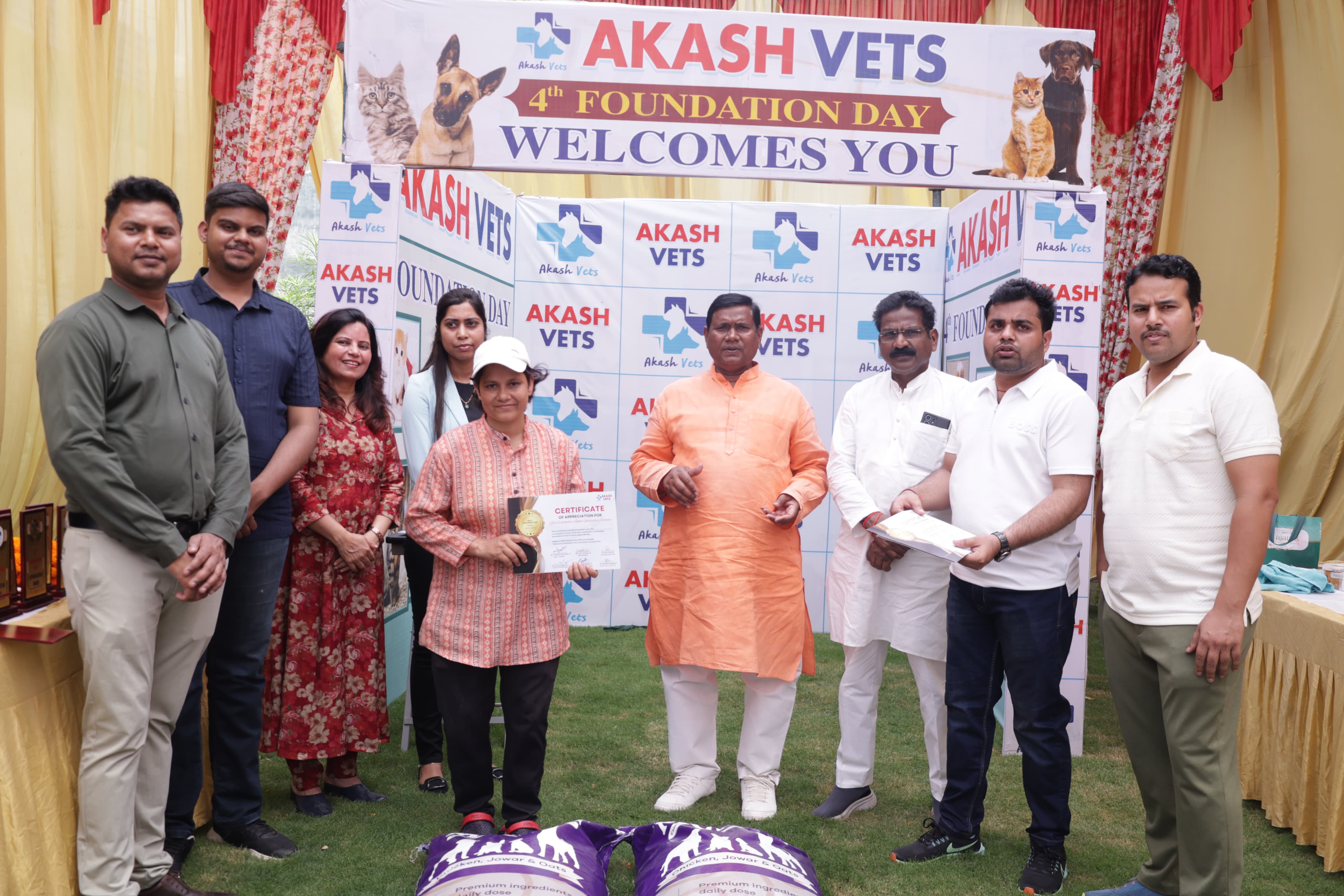 Large Certificate Ceremony