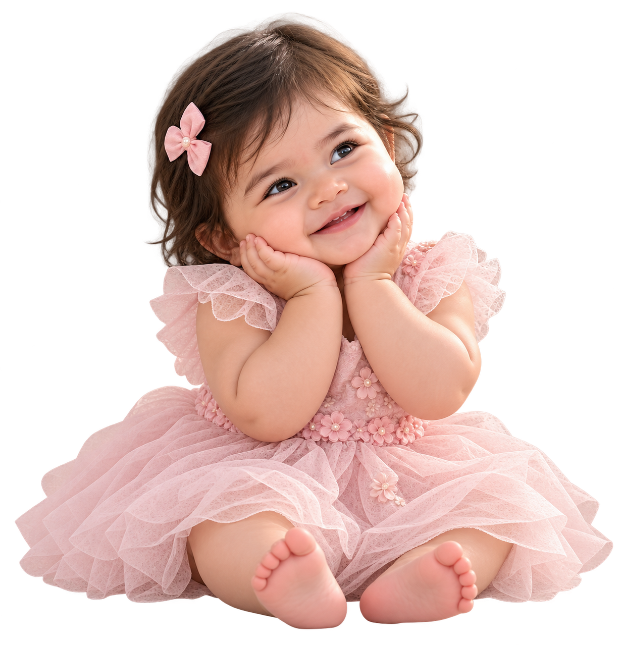 Shrishtiika smiling