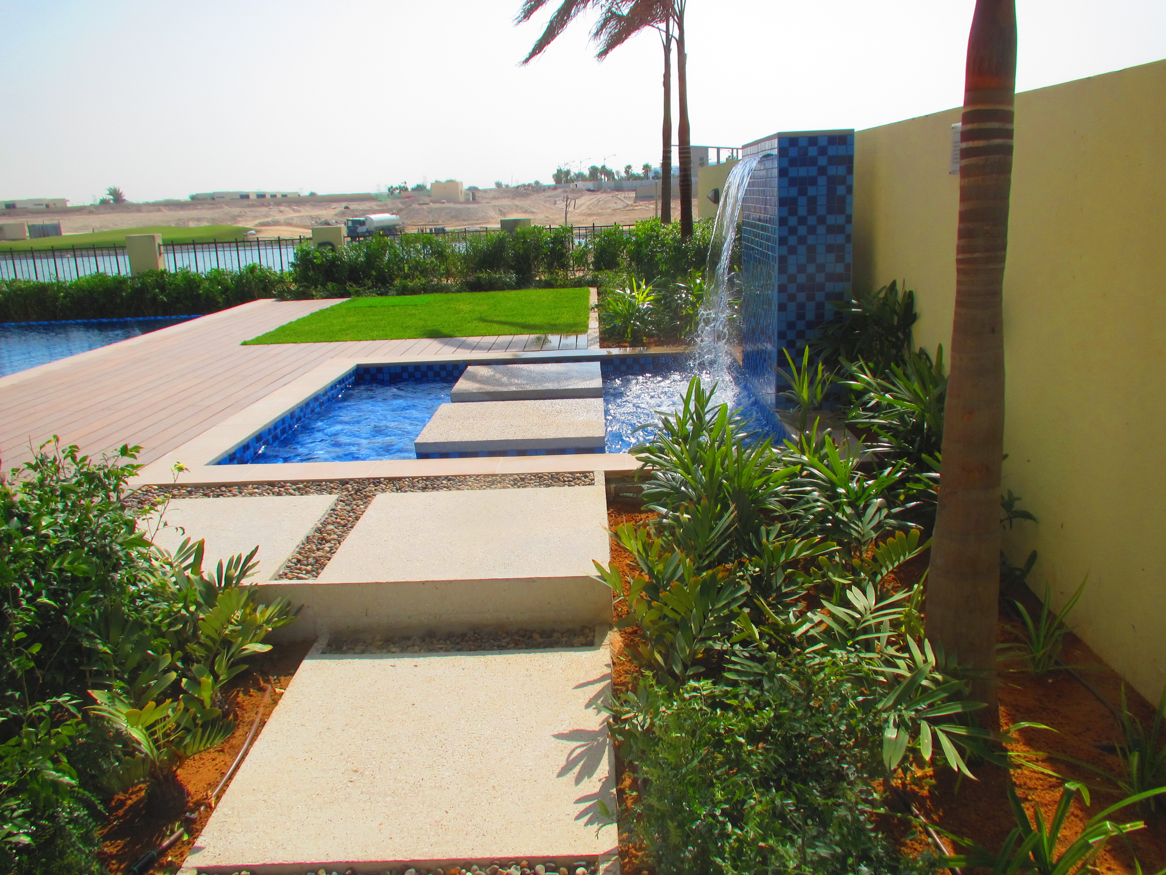 Transformed garden after Optimum Landscapes work