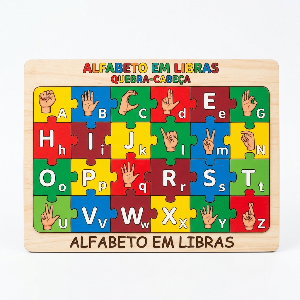 Alfabeto em LIBRAS Quebra-Cabeça