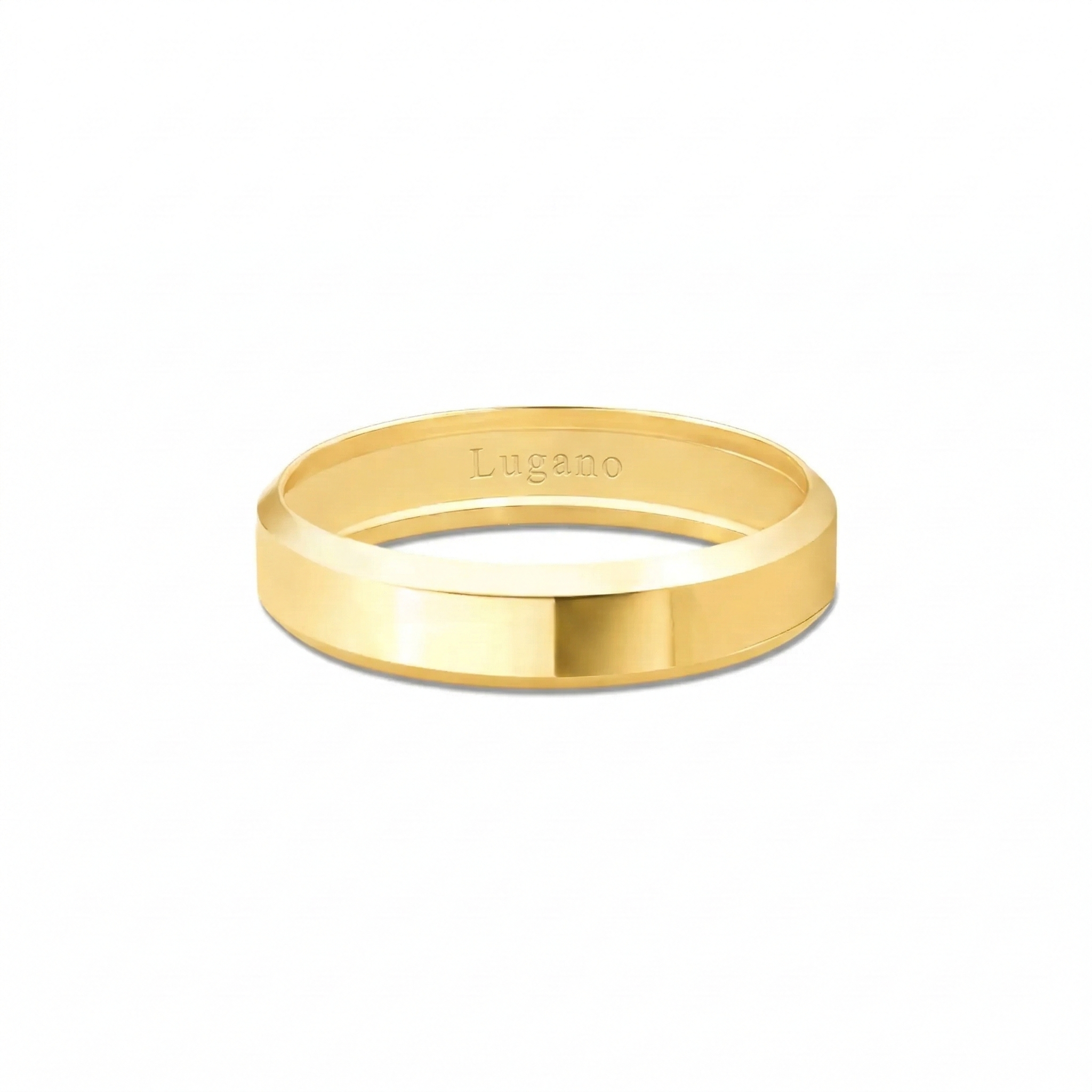 Aliança I Do Ouro Amarelo 18k 2mm - vista superior