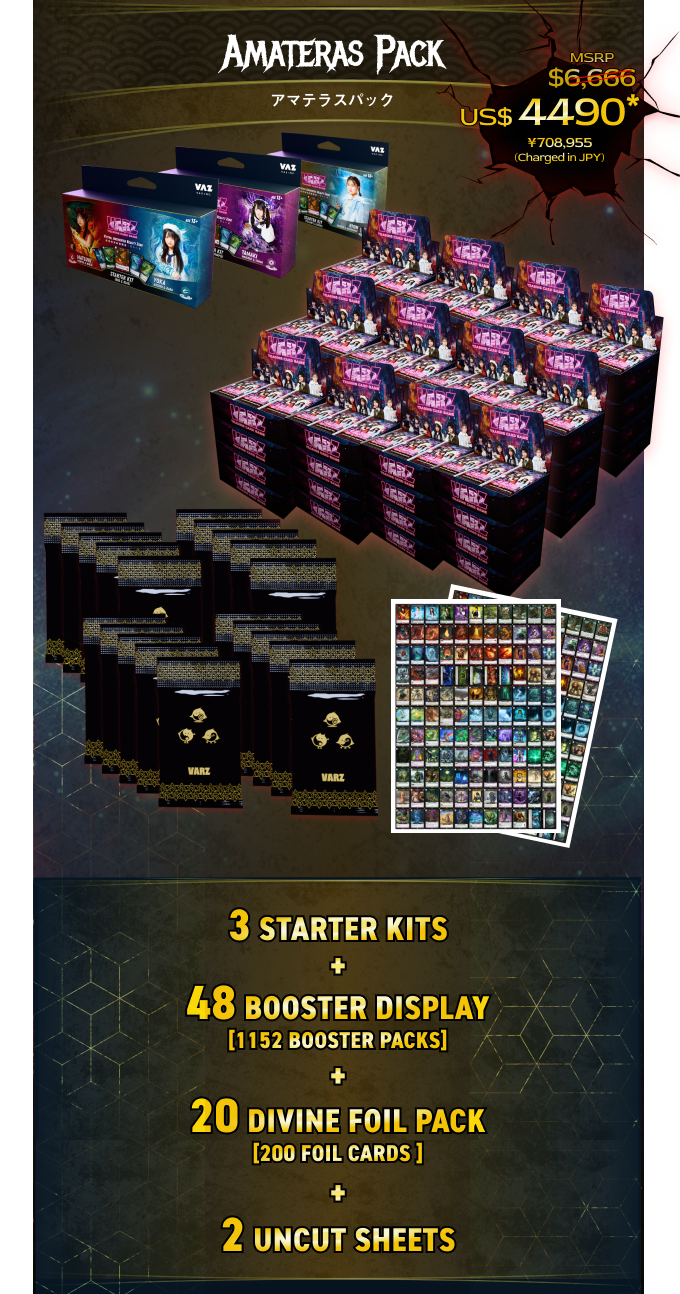 Amateras Pack (アマテラスパック) Kickstarter reward contents
