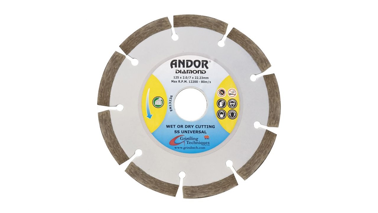 Andor Diamond Disc Segmented 125mm