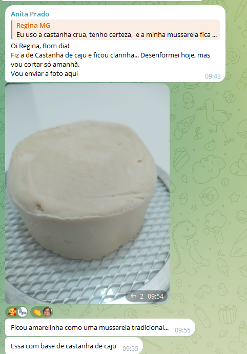 Resultado Anita Prado - Mussarela de castanha