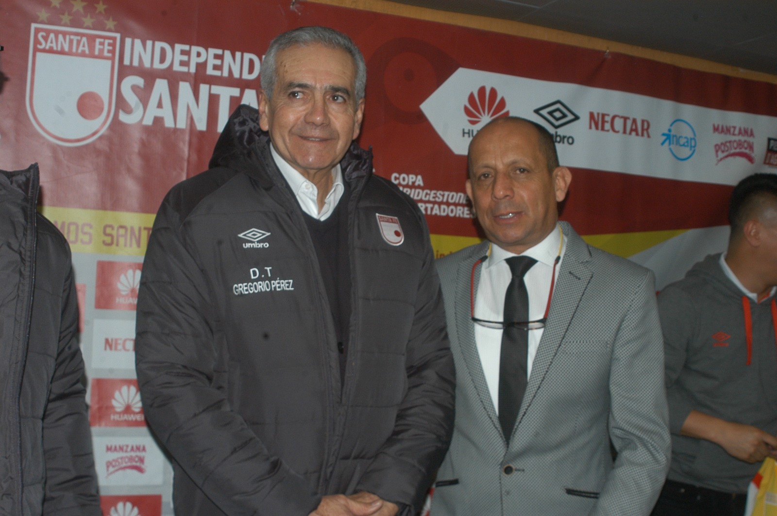 Con Gregorio Pérez