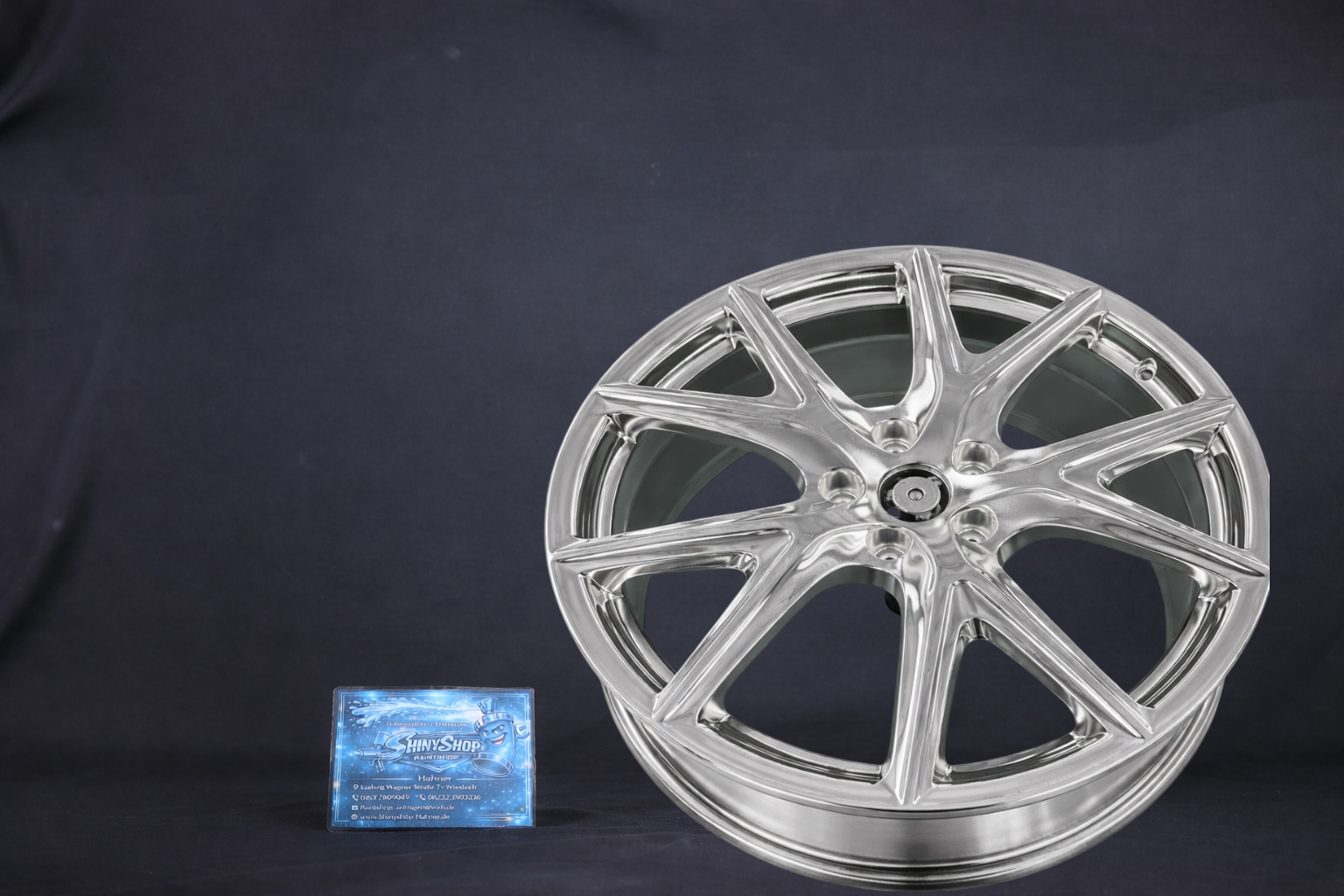 Auto Felge in Chromlook 2