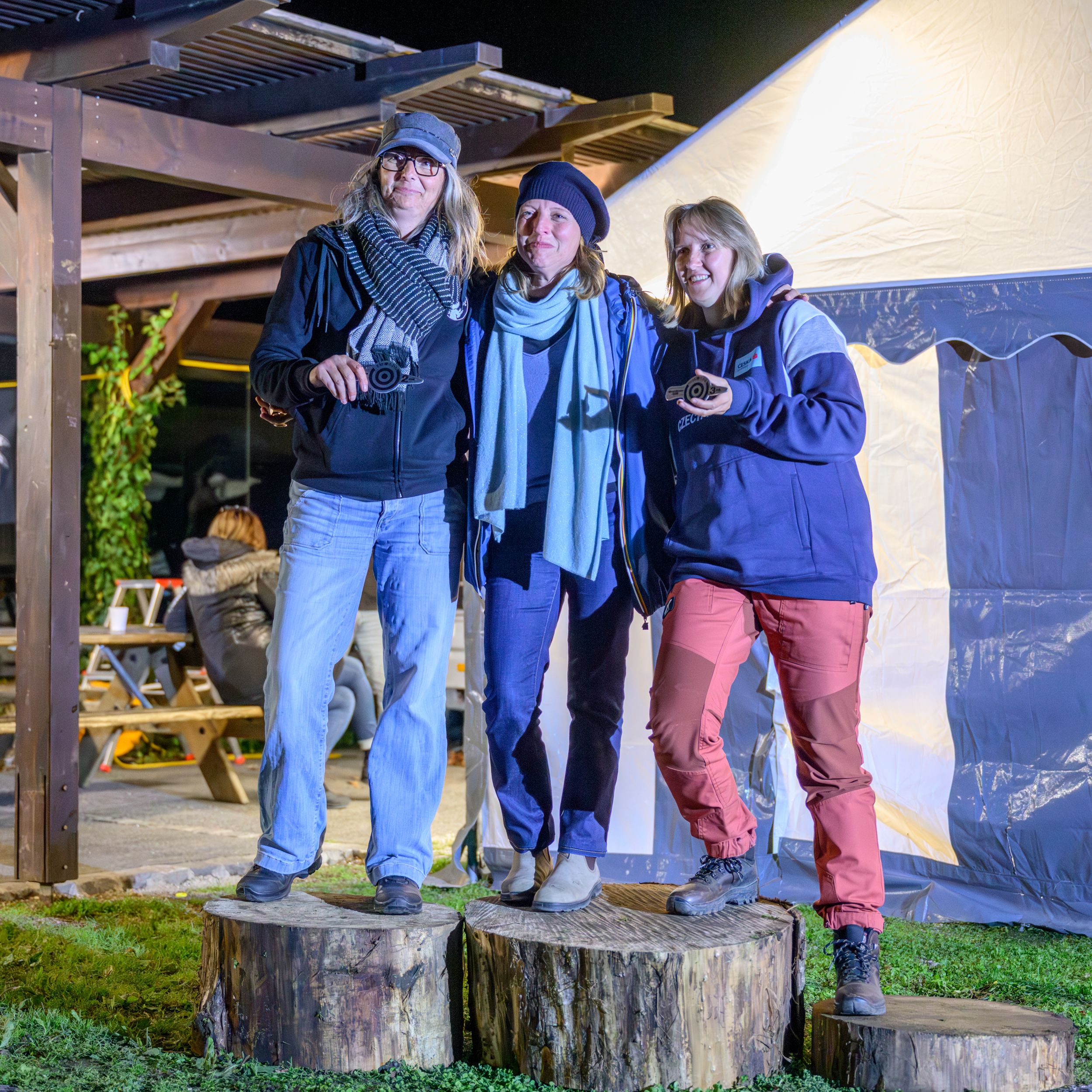Podium nocturne catégorie Femmes