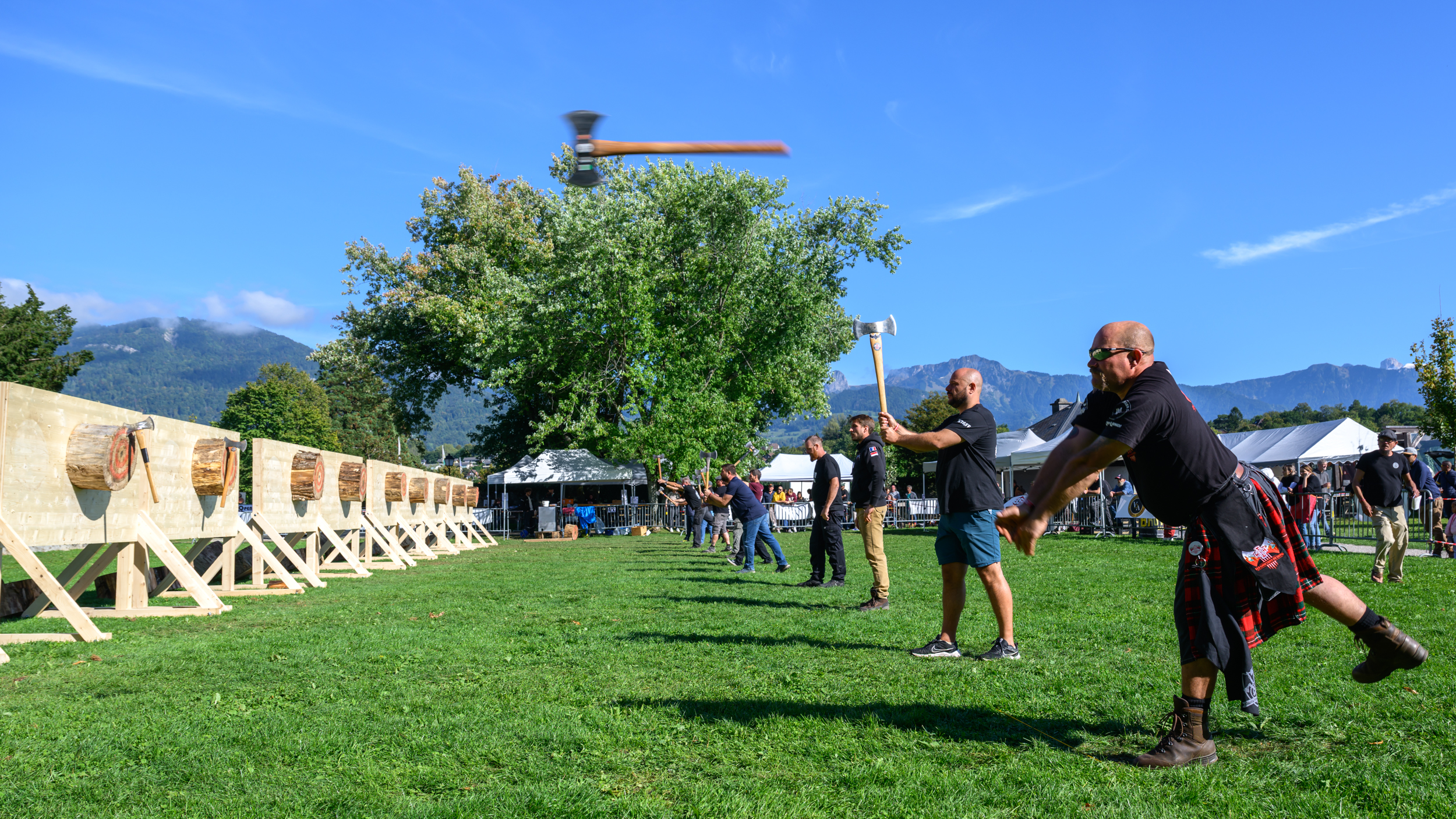 Compétition Big Axe panoramique