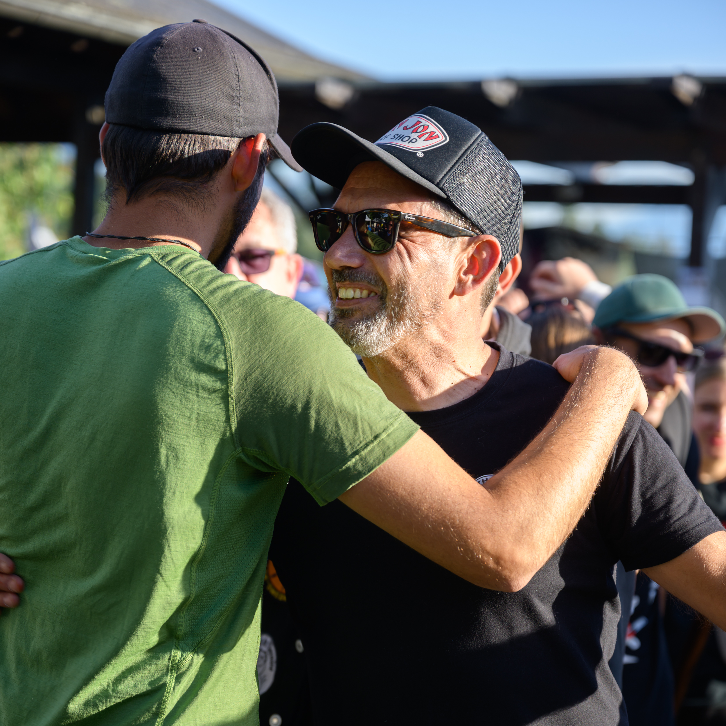 Félicitations entre lanceurs