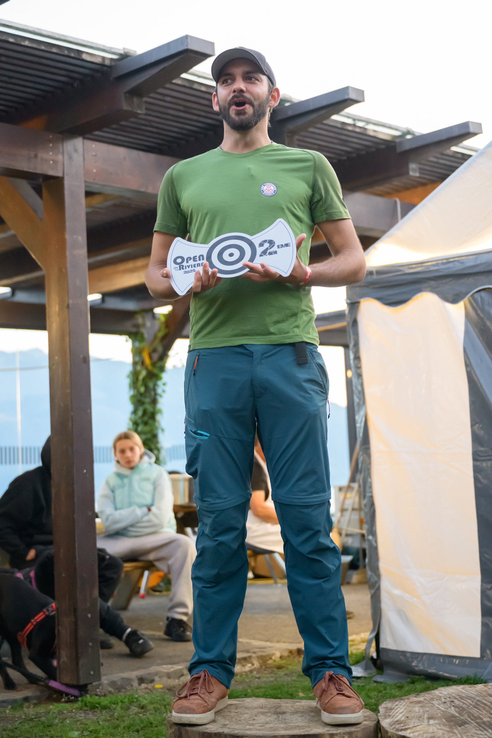 Lanceur 2ème place avec trophée