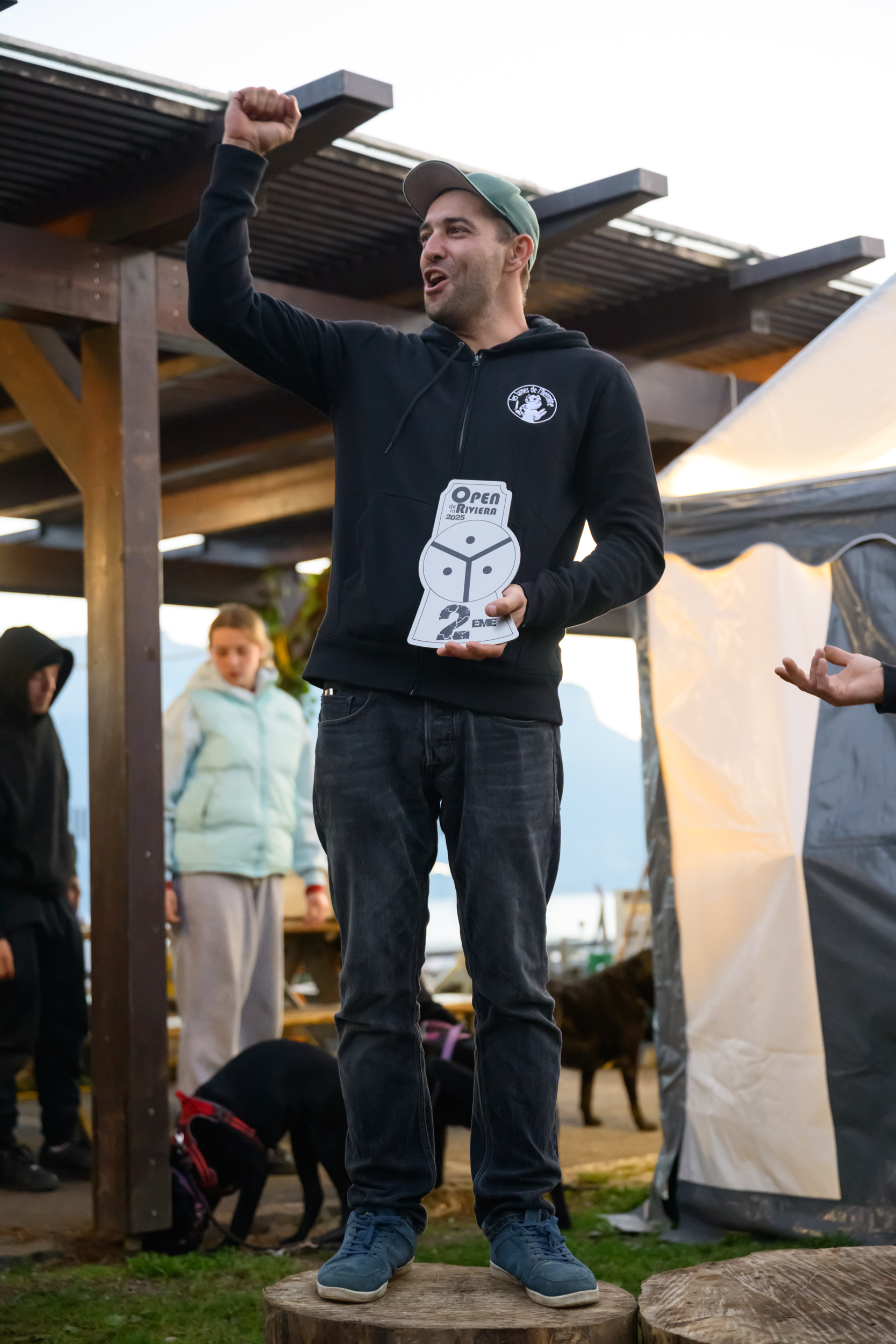Vainqueur célébrant
