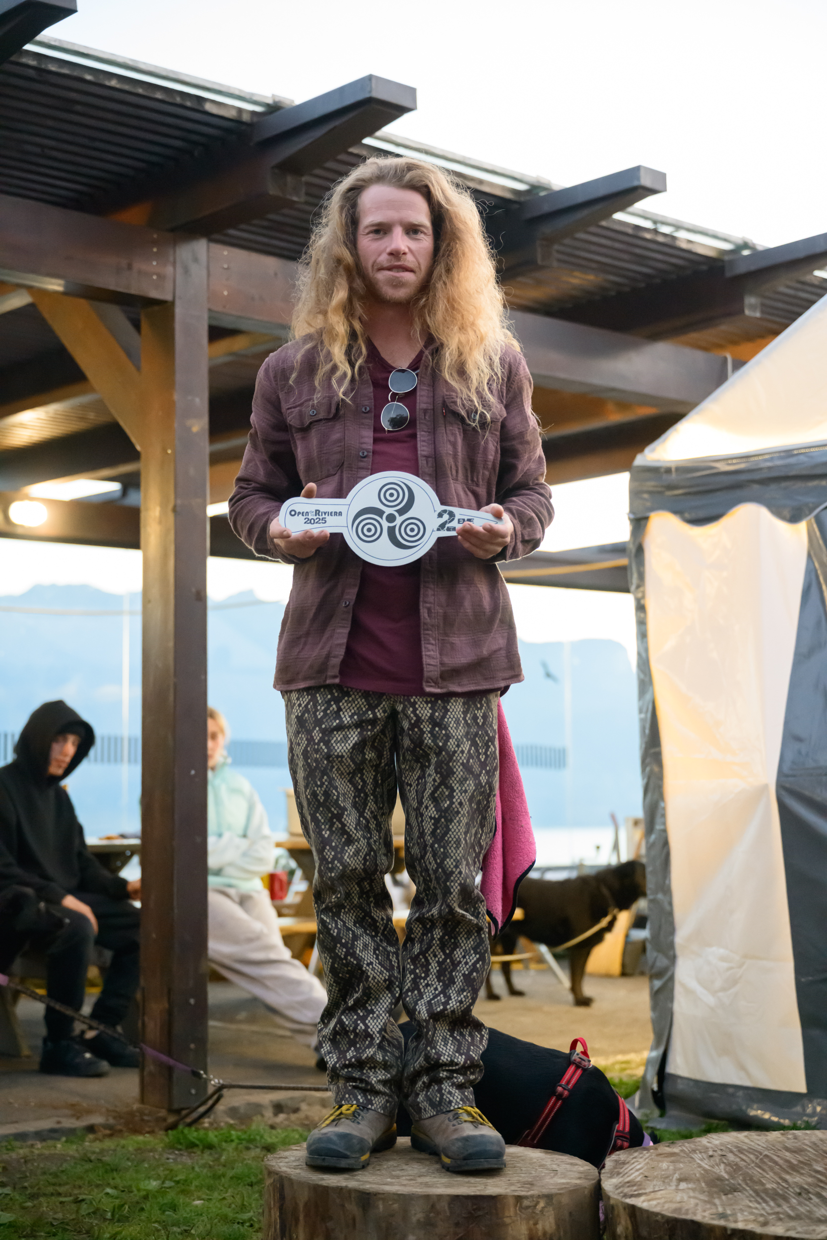 Lanceur avec trophée