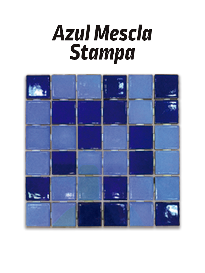 Azul Mescla Stampa
