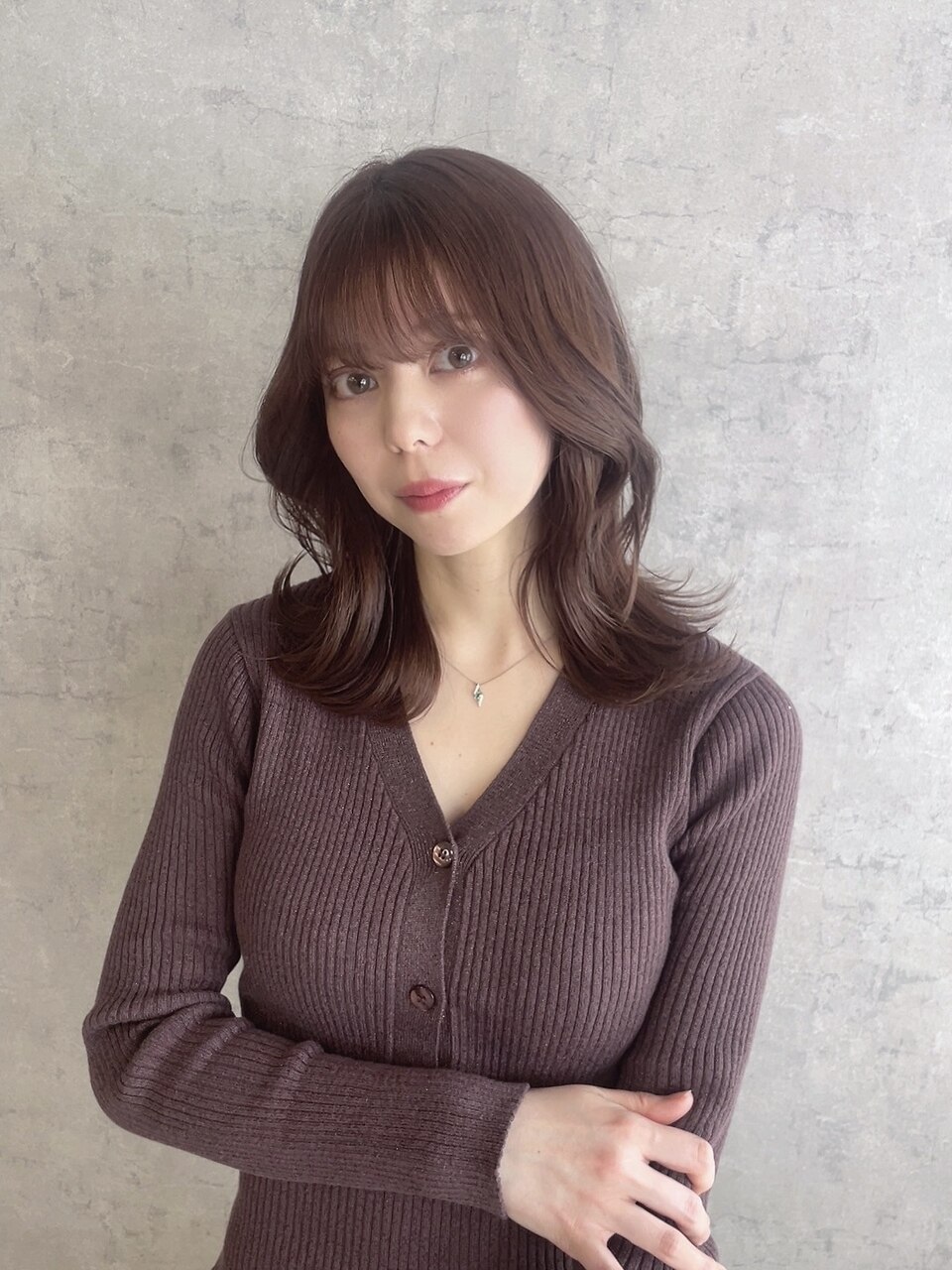 くびれ巻きレイヤーカット